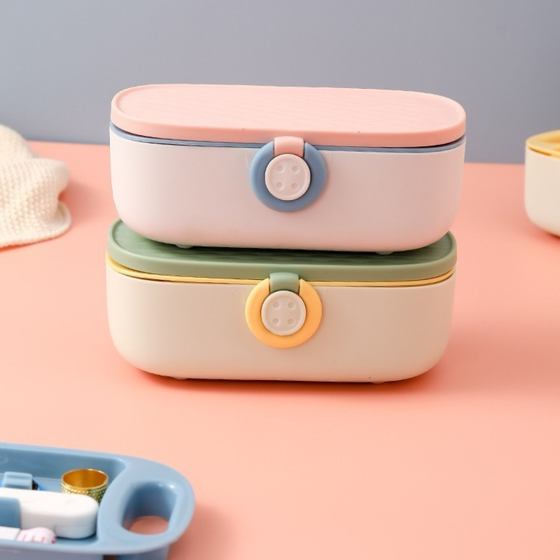 Bộ Kim Chỉ May Vá Đa Năng - Hộp Kim Chỉ Khâu 38 Món Kèm Hộp Đựng Thông Minh 6 Bộ Kim Chỉ May Vá Đa Năng - Hộp Kim Chỉ Khâu 38 Món Kèm Hộp Đựng Thông Minh