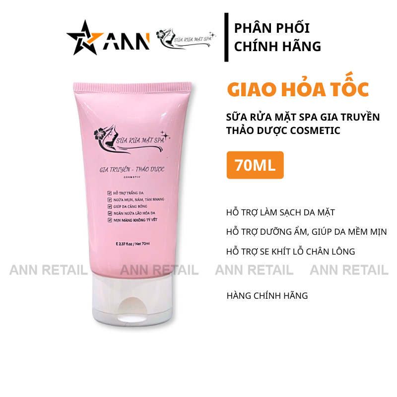 26191_2_20250331124133-1.png Combo 2 Chai Sữa Rửa Mặt Spa Gia Truyền Thảo Dược Cosmetic Cao Cấp 70ml - SRMSGTTD