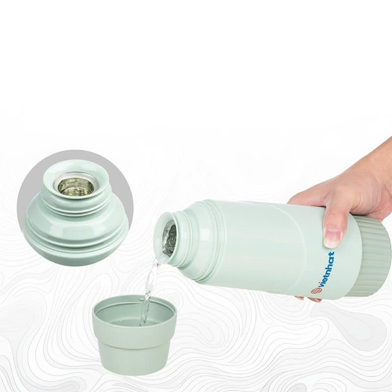 Phích Đựng Nước Nóng 450ml Việt Nhật - Bình Thủy Đựng Nước Cao Cấp 6 Phích Đựng Nước Nóng 450ml Việt Nhật - Bình Thủy Đựng Nước Cao Cấp