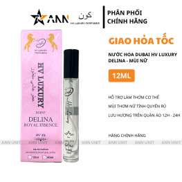 Nước Hoa Dubai Hv LuxuryDelina Royal Essence 12ml Mùi Nữ Cao Cấp - Hương Thơm Nữ Tính Quyến Rũ - NHDHL14