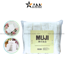 Set 4 Khăn Tắm Muji Chất Liệu Cotton Cao Cấp 35x80cm - KTCT01