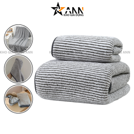 Set 2 Khăn Tắm & Mặt Lông Cừu Dày Cao Cấp 70x140cm - 35x75cm - KTLC01