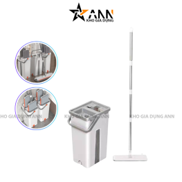 Bộ Lau Nhà Goso Plus Kèm 2 Miếng Bông Lau - Cây Lau Nhà Cao Cấp 127cm - CLNTV03