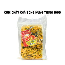 Cơm Cháy Rong Biển Chà Bông Hưng Thịnh Thơm Ngon Túi Zip 100g - CCRBCBHTTZ100G