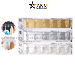 Thanh Móc Treo Đồ Dán Tường - Móc Dán Tường Treo Quần Áo Trong Suốt - MDTCL02