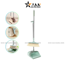 Chổi Quét Nhà Kèm Đồ Hốt Rác Gấp Gọn - CQN01
