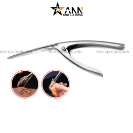 Dụng Cụ Bó Vỏ Tôm - Dụng Cụ Tách Vỏ Tôm Inox 21x6,5cm - DCBVT01