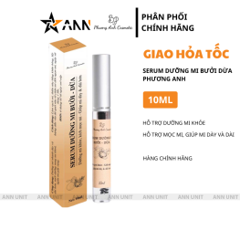 Serum Dưỡng Mi Bưởi Dừa Phương Anh Cosmetic 10ml - Hỗ Trợ Giúp Mi Mọc Khỏe Mạnh Dày Và Dài Hơn - SRDMBDPA10ML