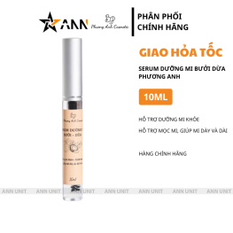 Serum Dưỡng Mi Bưởi Dừa Phương Anh Cosmetic 10ml - Hỗ Trợ Giúp Mi Mọc Khỏe Mạnh Dày Và Dài Hơn - SRDMBDPA10ML