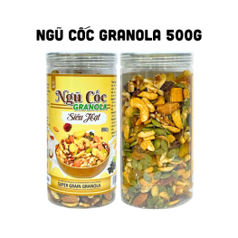 Ngũ Cốc Granola Hộp 500g Thơm Ngon - NCGH500G