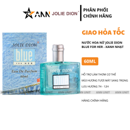 Nước Hoa Nữ Jolie Dion Blue Nhạt 60ml Hương Thơm Tươi Mát Sang Trọng - 8885013690026