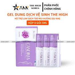 Gel Dung Dịch Vệ Sinh Phụ Nữ Candima The High Hộp 8 Gói 5ML - Dung Dịch vệ Sinh The High Hỗ Trợ Làm Sạch Tạo Mùi Hương Dịu Nhẹ - 8938524466984