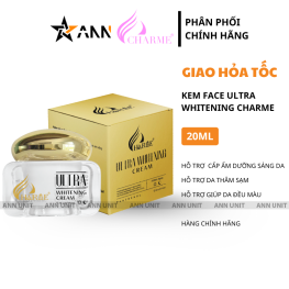Kem Face Charme Ultra Whitening 20g Hàng Chính Hãng - Kem Hỗ Trợ Cấp Ẩm Dưỡng Sáng Cải Thiện Lão Hóa Da - 8936194698773
