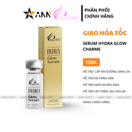 Serum Hydra Glow Charme 12ml Hàng Chính Hãng - Kem Hỗ Trợ Cấp Ẩm Dưỡng Sáng Cải Thiện Lão Hóa Da - 8936194698780