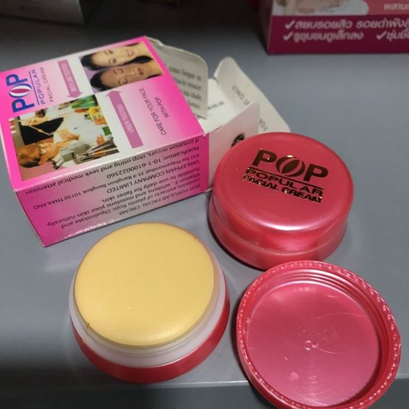 Kem Dưỡng Da Mặt Pop Thái Lan 100g 5 Kem Dưỡng Da Mặt Pop Thái Lan 100g