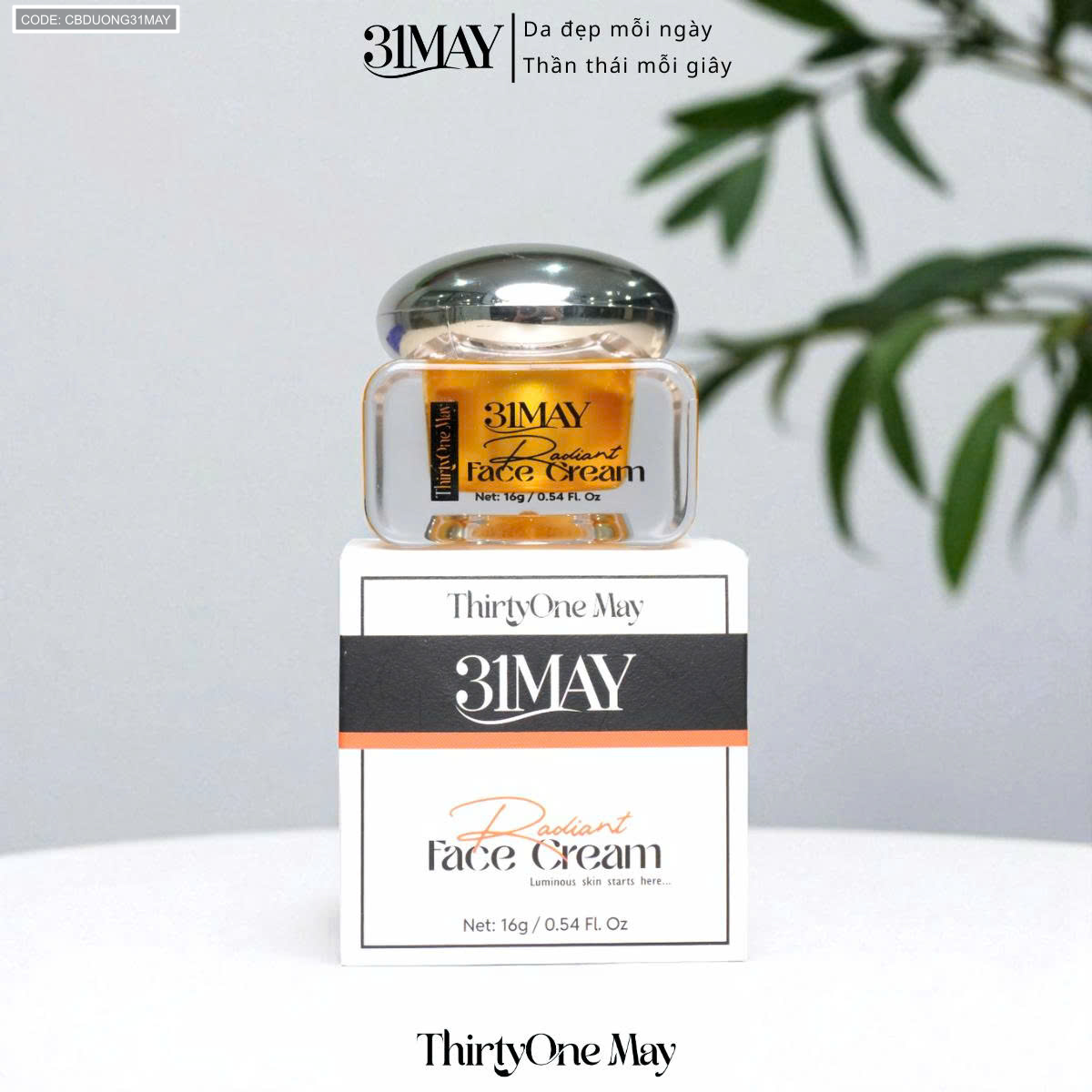 26559_z7091282267214-4ff3ef6d6181698b5be9fd05bcaa4fb7_20251008224410-1.png Combo Kem Nám 31may - Serum 31May Luminous 15ml Và Kem Face Nám 31May Radiant 16g - Mỹ Phẩm Thirty One May - CBDUONG31MAY