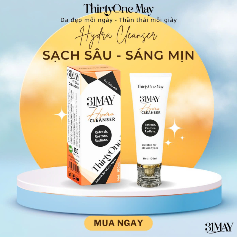 26563_35_20250811164419-5.png Combo Kem Nám 31may 16g & Serum Cang Bóng 31may Acnidrop 10ml & Sữa Rửa Mặt 31may Hydra Cleanser 100ml - Mỹ Phẩm Thirty One May - CB3NAM31MAY