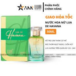 Nước Hoa Nữ Lua Havana 50ml - Hương Thơm Ngọt Ngào Cuốn Hút - 8936095373823