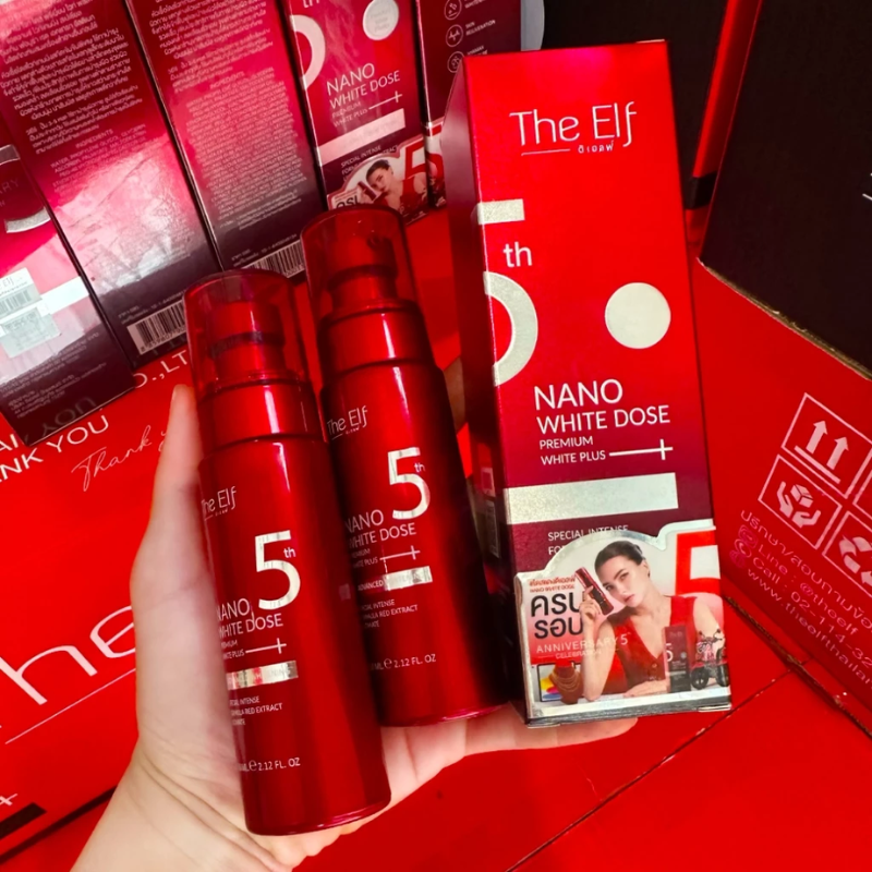 Serum Đỏ Truyền Trắng Body Thái Lan The Elf 60ml - Serum Thái Lan Dưỡng Sáng Da 7 Serum Đỏ Truyền Trắng Body Thái Lan The Elf 60ml - Serum Thái Lan Dưỡng Sáng Da