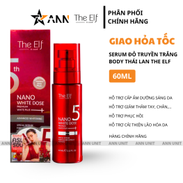 Serum Đỏ Truyền Trắng Body Thái Lan The Elf 60ml - Serum Thái Lan Dưỡng Sáng Da - 8859807900011