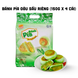 Bánh Pía Kim Sa Trà Xanh Tân Huê Viên Thơm Ngon 480g (40g x 12 cái) - 8936014311585