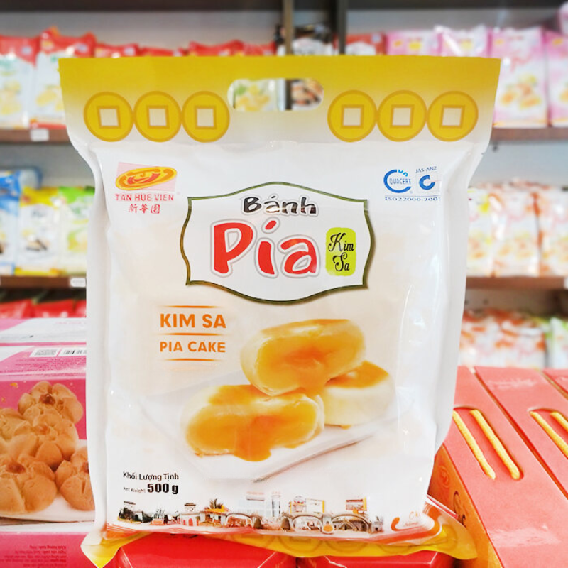 Phân phối bánh Pía Kim Sa Tân Huê Viên Thơm Ngon 480g (40g x 12 cái) 4 Phân phối bánh Pía Kim Sa Tân Huê Viên Thơm Ngon 480g (40g x 12 cái)