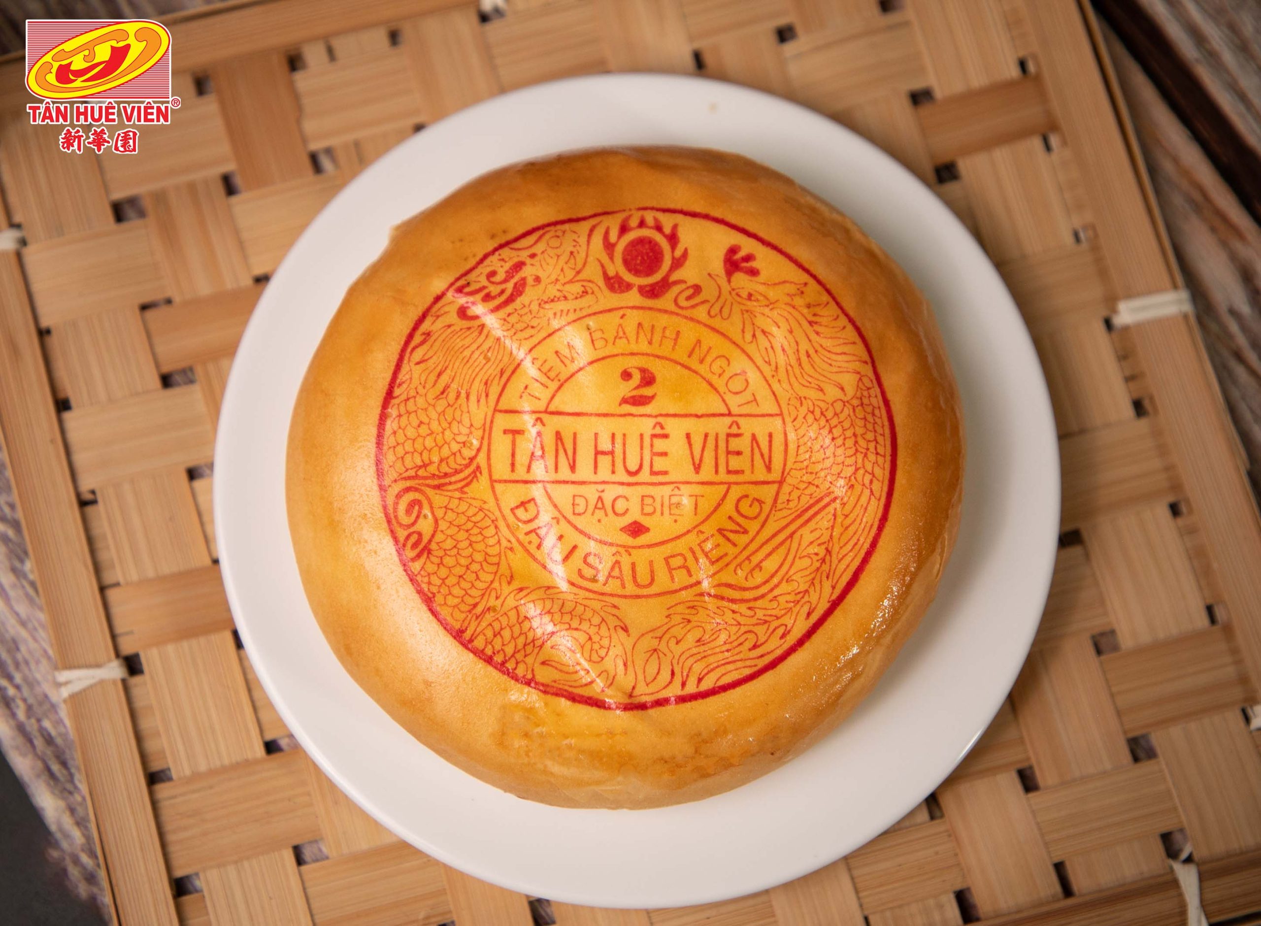 26643_6742thv6656-1_20250830110058-4.jpg Bánh Pía 4 Trứng Đậu Sầu Riêng Tân Huê 500g (1 cái) - BPDSR4T