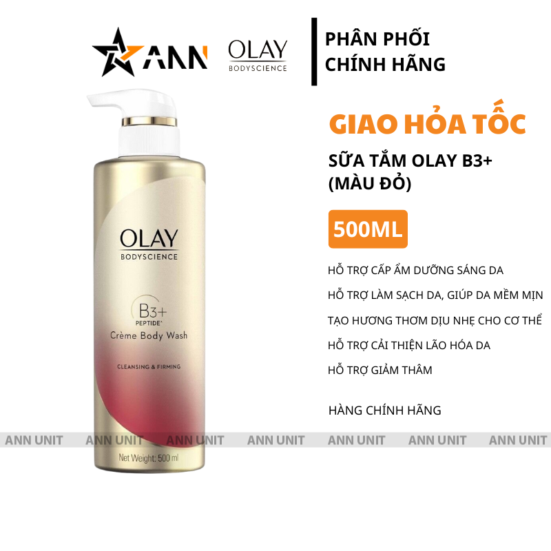Đánh giá sữa Tắm Dưỡng Sáng Da Olay B3+ Vitamin C Màu Đỏ 500ml 1 Đánh giá sữa Tắm Dưỡng Sáng Da Olay B3+ Vitamin C Màu Đỏ 500ml