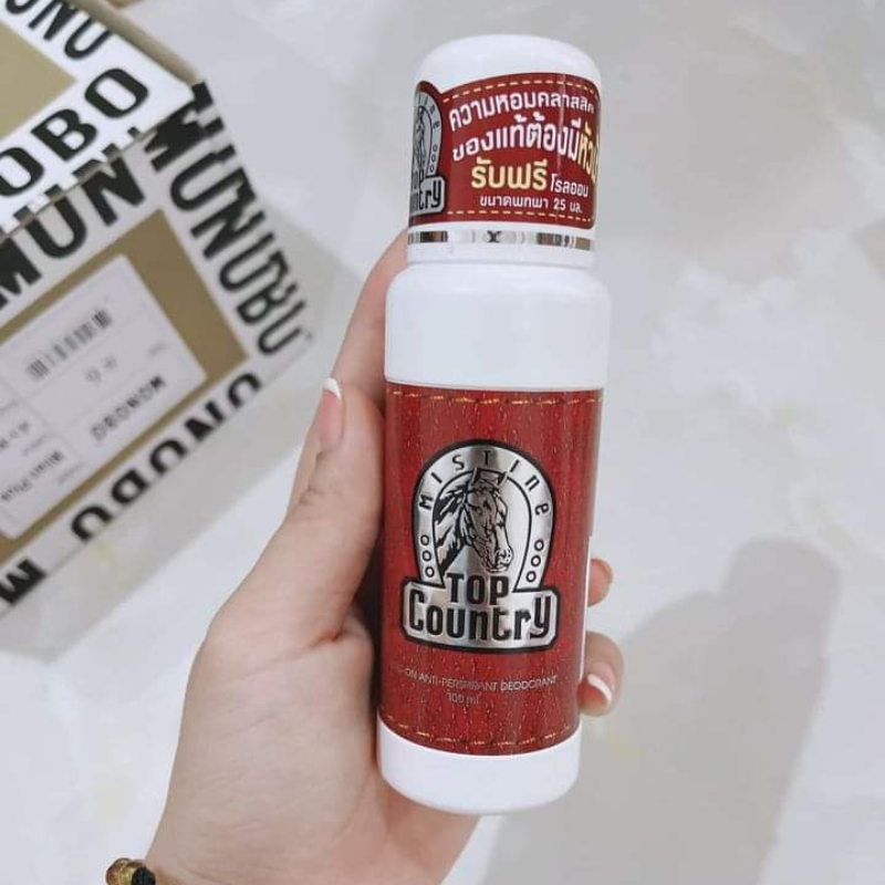 26663_9_20250903110205-1.png Lăn Nách Ngựa Thái Lan Mistine 100ml - Lăn Nách Nam Ngựa Đỏ Top Country - 8859178706830