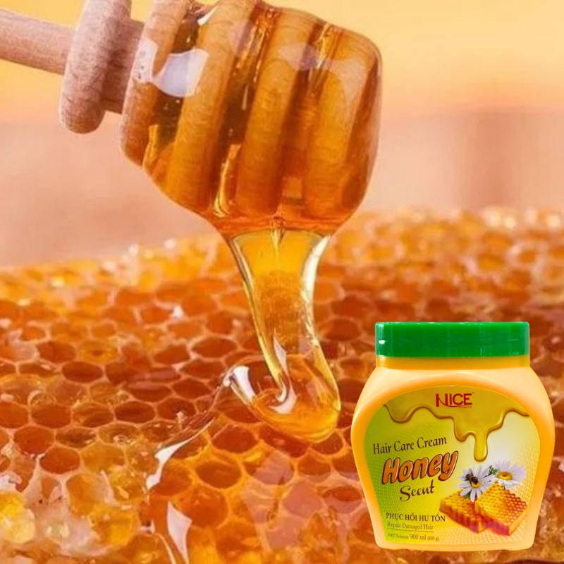Phân phối kem Hấp Ủ Tóc Hương Mật Ong Honey 900ml - Hair Care Cream Honey Sceut Nice Cosmetic 6 Phân phối kem Hấp Ủ Tóc Hương Mật Ong Honey 900ml - Hair Care Cream Honey Sceut Nice Cosmetic