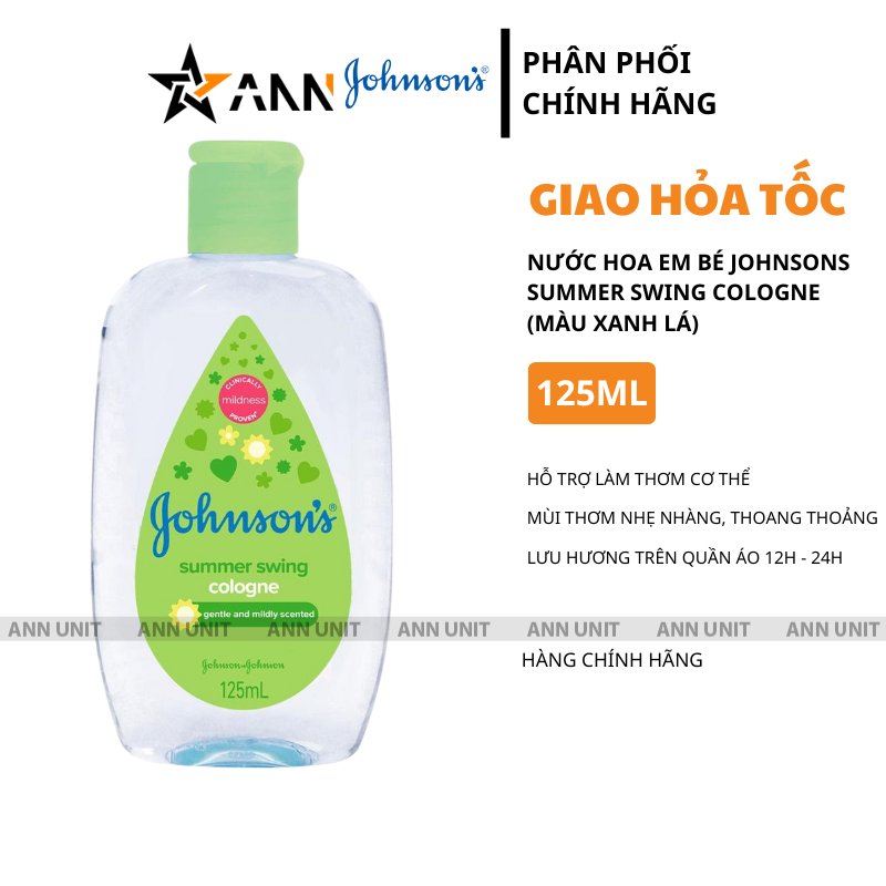 Nước Hoa Em Bé Johnsons Summer Swing Baby Cologne Màu Hồng 125ml Hương Thơm Nhẹ Nhàng Thoang Thoảng 1 Nước Hoa Em Bé Johnsons Summer Swing Baby Cologne Màu Hồng 125ml Hương Thơm Nhẹ Nhàng Thoang Thoảng