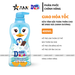 Sữa Tắm Gội Toàn Thân Cho Bé Dnee Kid Thái Lan Màu Xanh Dương 400ml - 8851989064697