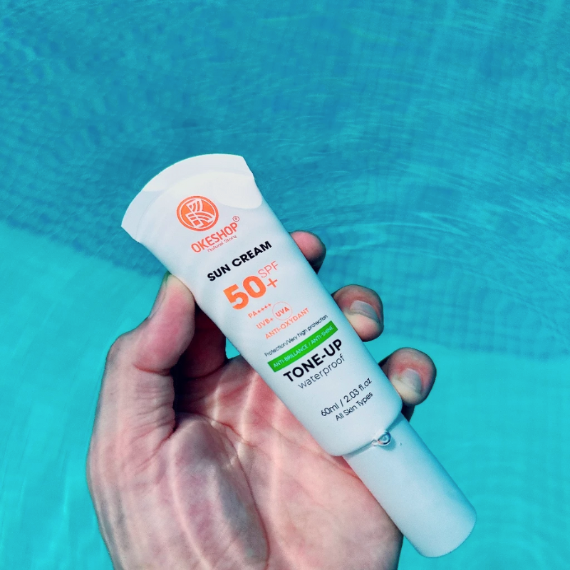 26706_7_20250905180436-1.png Kem Chống Nắng Okeshop Natural Story Sun Cream 50+ Spf Tone Up Waterproof Đài Loan 60ml - 4714710201331
