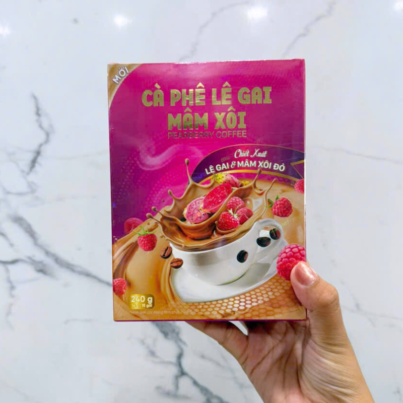 Bảng giá sỉ cà Phê Lê Gai Mâm Xôi Pearberry Coffee 24g (16g/15 gói) 5 Bảng giá sỉ cà Phê Lê Gai Mâm Xôi Pearberry Coffee 24g (16g/15 gói)