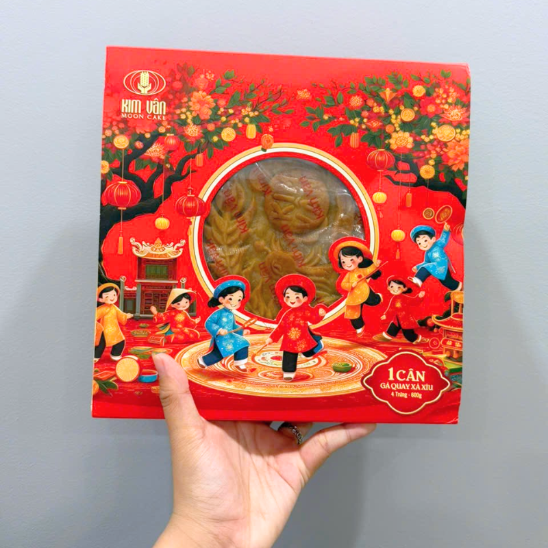 Bánh Trung Thu Kim Vân Thơm Ngon 600g 6 Bánh Trung Thu Kim Vân Thơm Ngon 600g