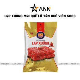 Lạp Xưởng Mai Quế Lộ Tân Huê Viên 500g - Lạp Xưởng Nạc Có Tiêu - LXMQLTHVKT500G