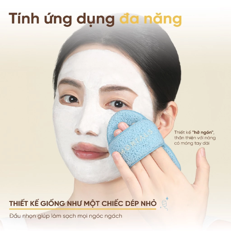 26771_9_20250918100906-1.png Hộp 3 Miếng Bông Mút Rửa Mặt Bọt Biển Clean Easy To Clean Amortals (Có Chữ) - 6976416415452