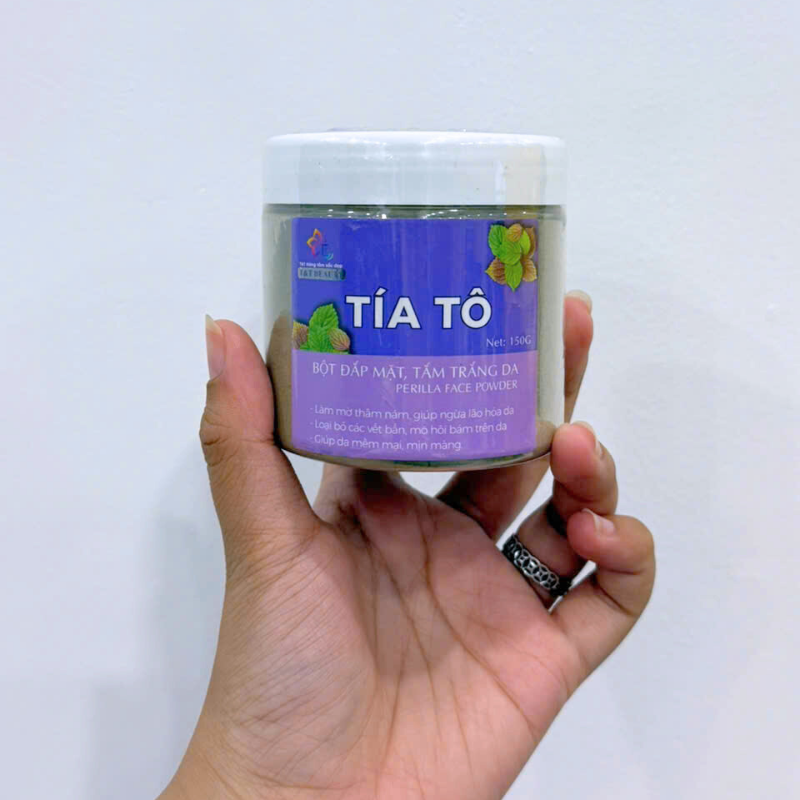26803_110_20250929120223-1.png Bột Đắp Mặt Tắm Trắng Da Tía Tô Nguyên Chất T&T Beauty 150g/Hộp - 8936148011450
