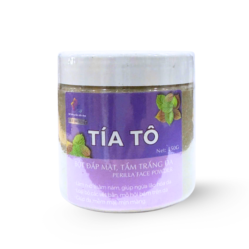 Bột Đắp Mặt Tắm Trắng Da Tía Tô Nguyên Chất T&T Beauty 150g/Hộp 7 Bột Đắp Mặt Tắm Trắng Da Tía Tô Nguyên Chất T&T Beauty 150g/Hộp