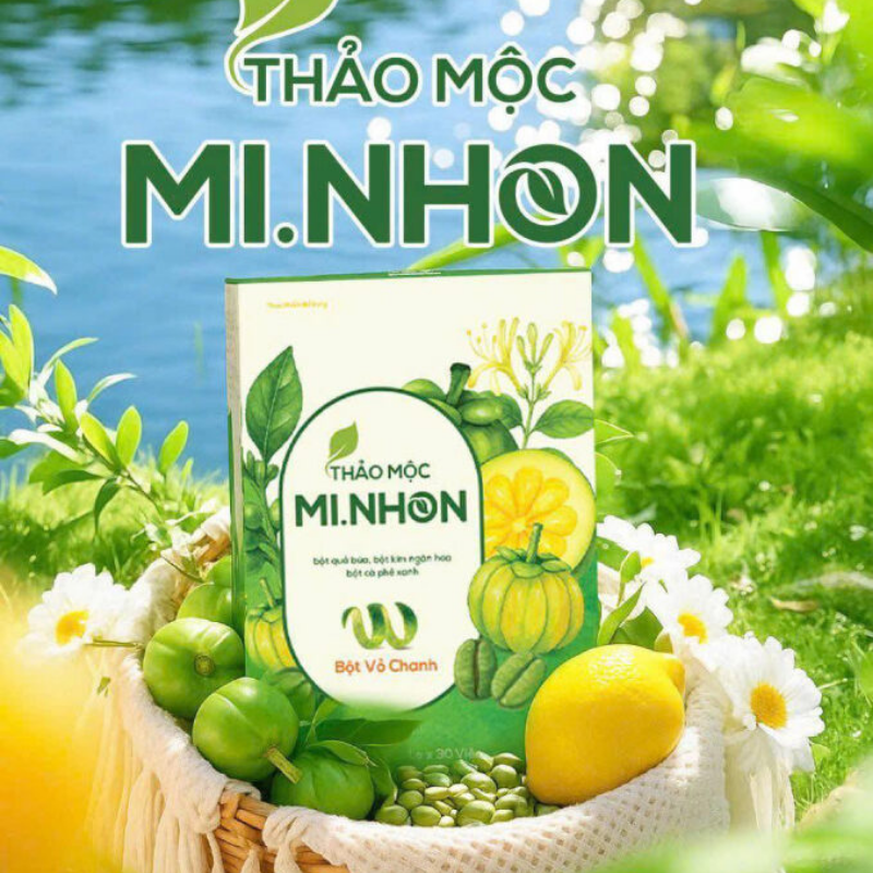 Thảo Mộc Giảm Cân Mi Nhon 1 Lọ 30 Viên 8 Thảo Mộc Giảm Cân Mi Nhon 1 Lọ 30 Viên