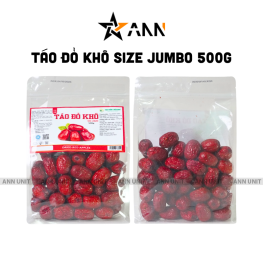 Táo Đỏ Khô Size Jumbo 500g Thơm Ngon - 8936208937119