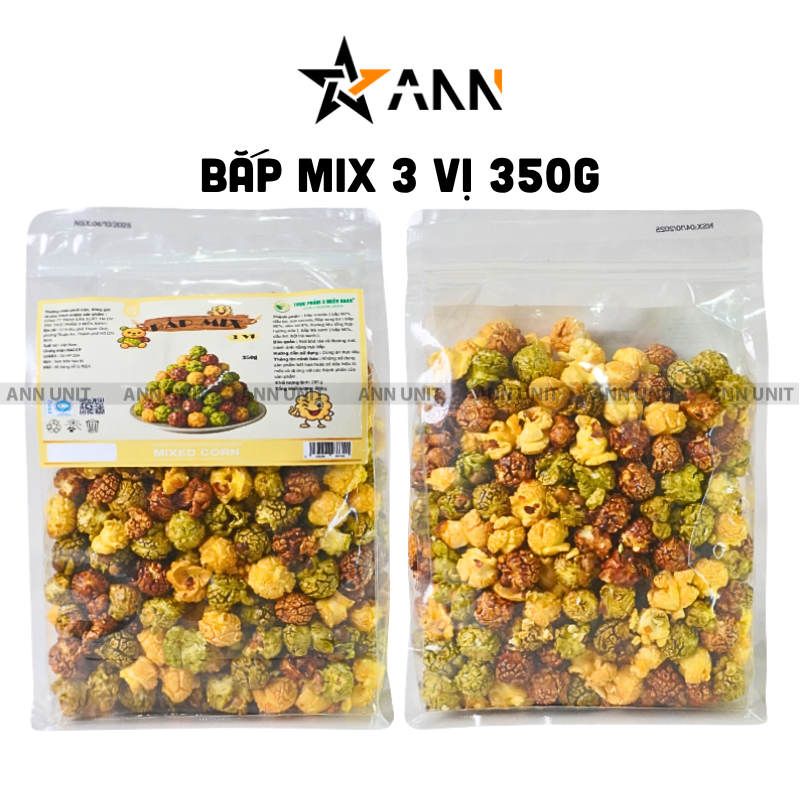 26828_31_20251007170745-2.png Bắp Mix 3 Vị 350g Thơm Ngon Túi Zip - 8936208937720