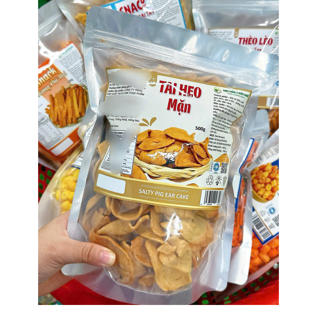 Đánh giá tai Heo Mặn 500g Giòn Ngon Túi Zip 10 Đánh giá tai Heo Mặn 500g Giòn Ngon Túi Zip