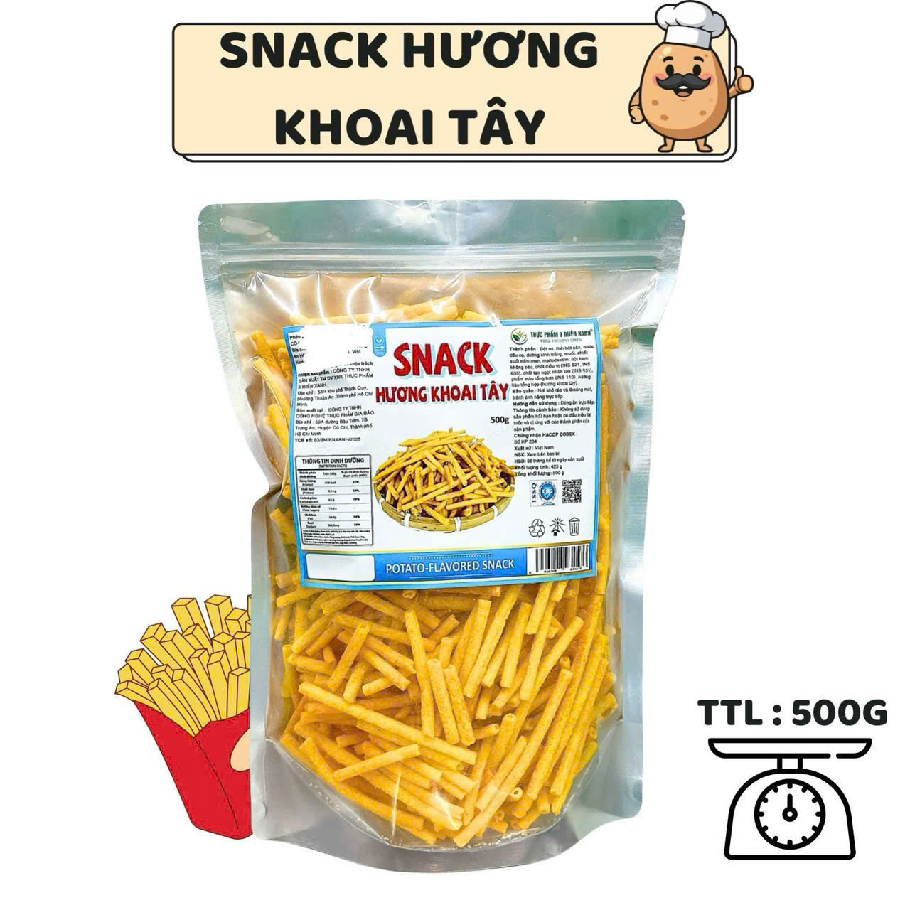 26834_z7202090917546-8dbaf79f06d52a418e33463388fe91e5_20251110165057-3.png Snack Hương Khoai Tây 500g Giòn Ngon Túi Zip - 8936208934576
