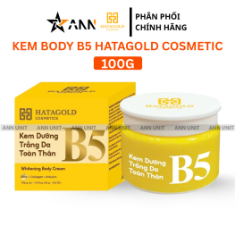 Kem Body Dưỡng Sáng Da B5 Hatagold Cosmetics Màu Kem 100g - 8936214120369