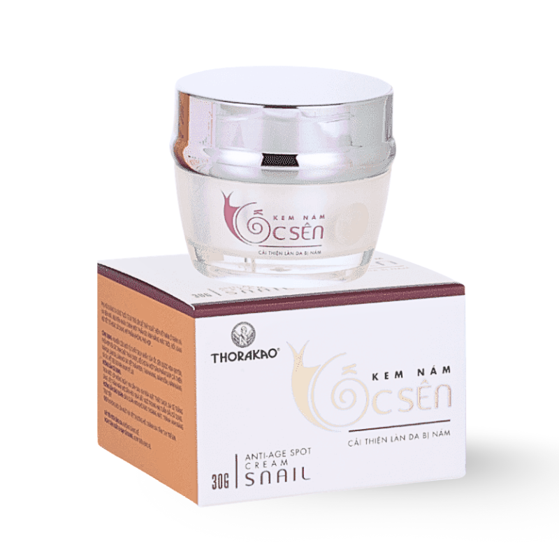 Kem Face Nám Ốc Sên Thorakao 30g 12 Kem Face Nám Ốc Sên Thorakao 30g