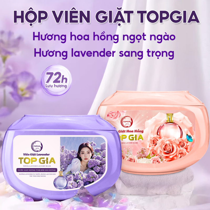26887_16_20251015163044-1.png Viên Giặt Top Gia Hương Hoa Hồng - Hộp 40 Viên Giặt Quần Áo - VGQA02