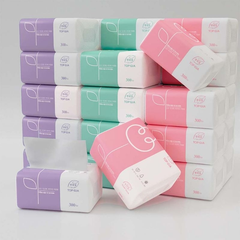 26901_9_20251017093220-1.png 1 Thùng 30 Gói Khăn Giấy Ăn 3 Màu Top Gia Loại Nhỏ - KGR14