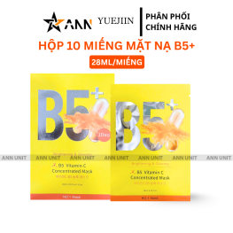 Hộp 10 Miếng Mặt Nạ Phục Hồi B5+ Vitamin C Concentrated Mask 28ml/Miếng - Màu Vàng - 8801457522938