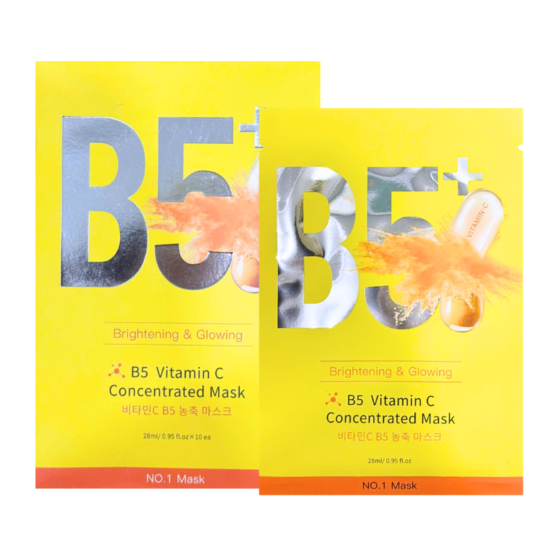 Đánh giá hộp 10 Miếng Mặt Nạ Phục Hồi B5+ Vitamin C Concentrated Mask 28ml/Miếng - Màu Vàng 7 Đánh giá hộp 10 Miếng Mặt Nạ Phục Hồi B5+ Vitamin C Concentrated Mask 28ml/Miếng - Màu Vàng